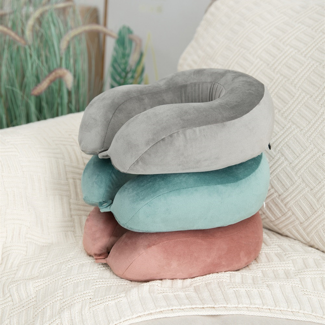 Adjustable Soft Memory Travel Neck U shaped Pillow