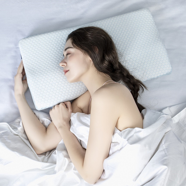 Contoured Memory Foam Cervical Orthopedic Pillow