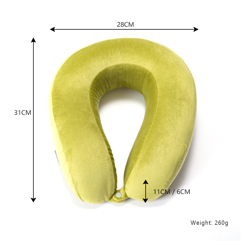 Adjustable Soft Memory Travel Neck U shaped Pillow